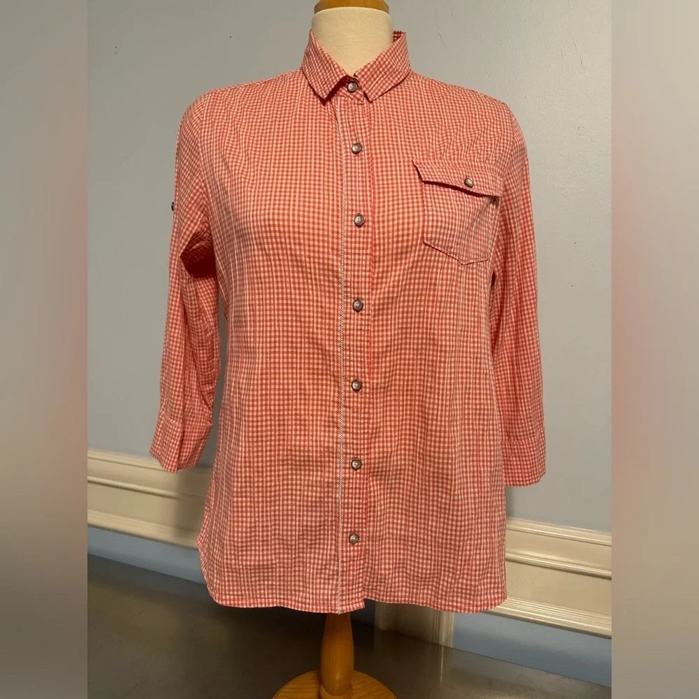 Woolrich - gingham button down shirt - Picture 1 of 13